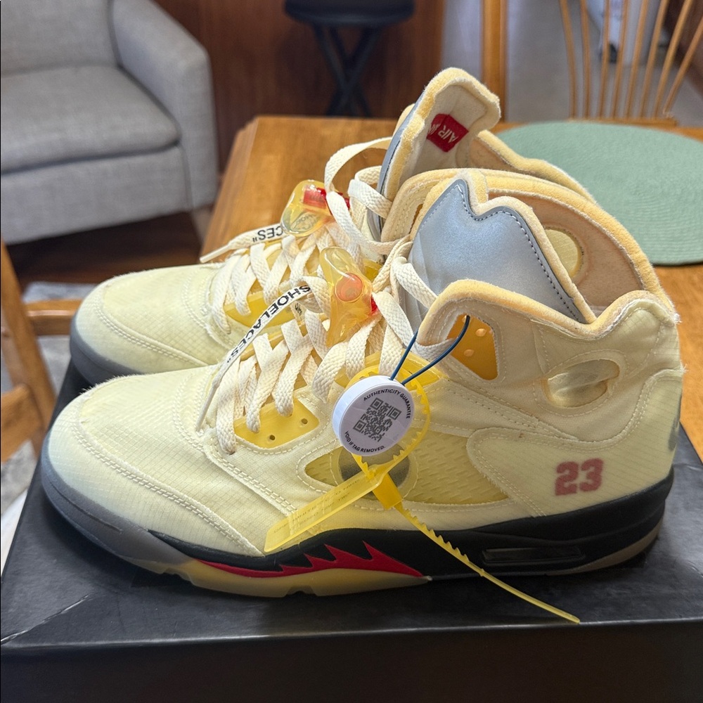 Jordan 5 offwhite (SOLD) - Picture 1 of 9